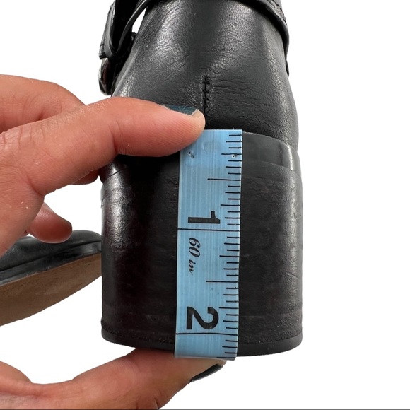 Coach Carolina Black Leather Extended Wide Calf Tall Boot Size 8.5 - Picture 9 of 11